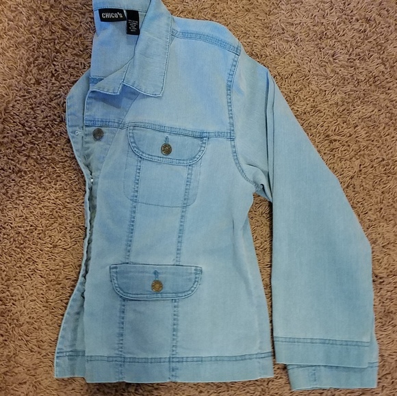 Chico's Jackets & Blazers - Chico's jean jacket 2